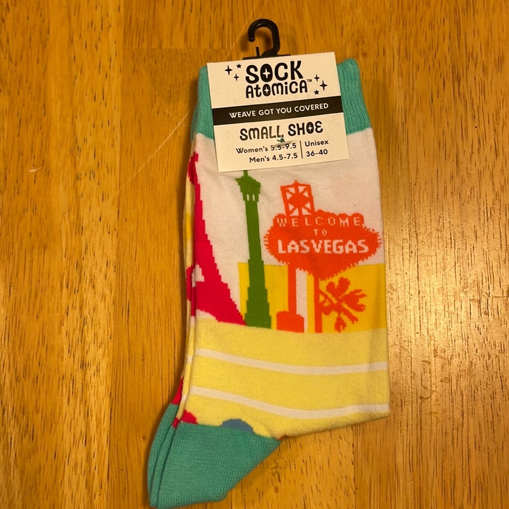 Men/womens Las Vegas socks